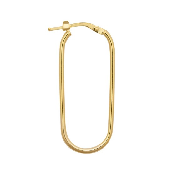 9ct Yellow Shaped Earring