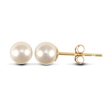 Cultured Pearl Stud Earrings