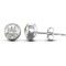 9ct White Gold Cubic Zirconia Rub-Over Studs