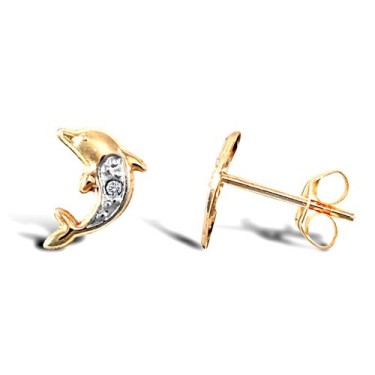 9ct Yellow Gold Stud Earrings