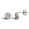 9ct White Gold Cubic Zirconia Stud Earrings