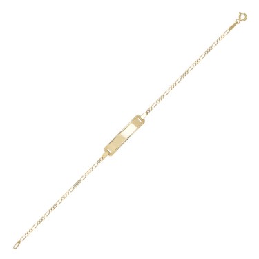 9ct Figaro ID Bracelet