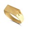 9ct Yellow Gold Initial Blank Ring