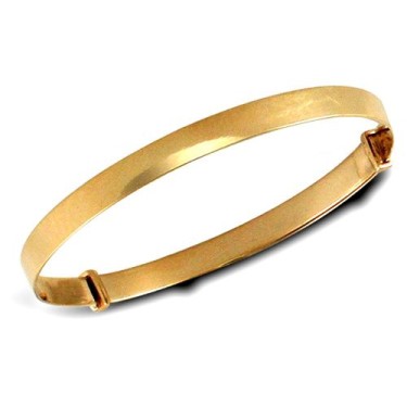 9ct Yellow Gold Childrens / baby Expanding Bangle