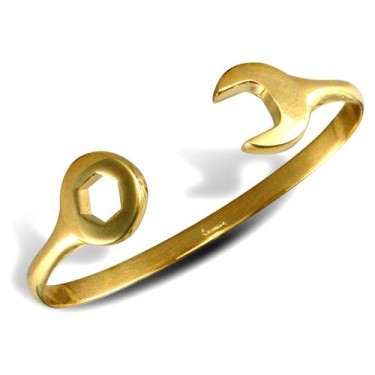 9ct Yellow Gold Childrens / baby Bangle
