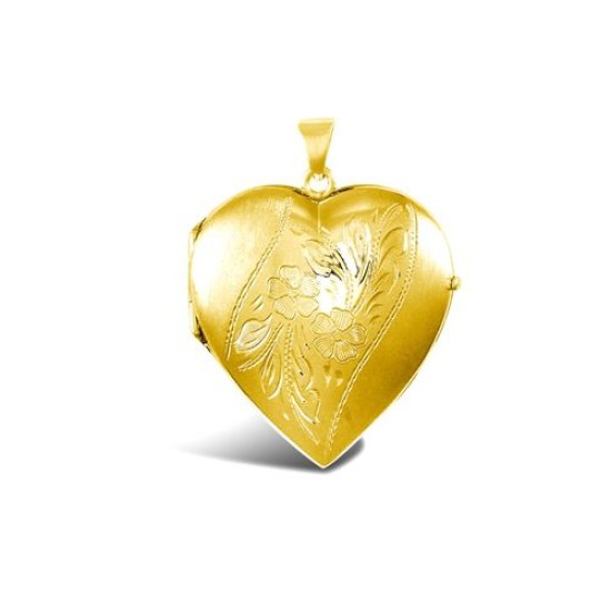 9ct Yellow Gold Heart Locket