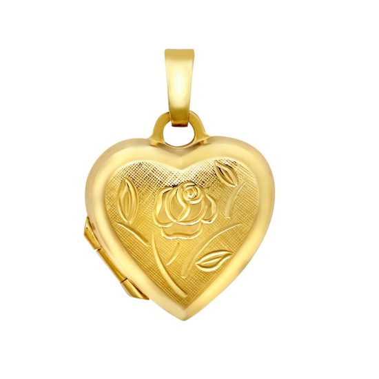 9ct Yellow Gold Heart Locket