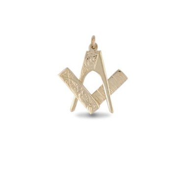 9ct Yellow Gold Masonic Pendant