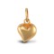 9ct Yellow Gold Heart Charm