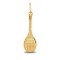 9ct Yellow Gold Tennis Racket Charm