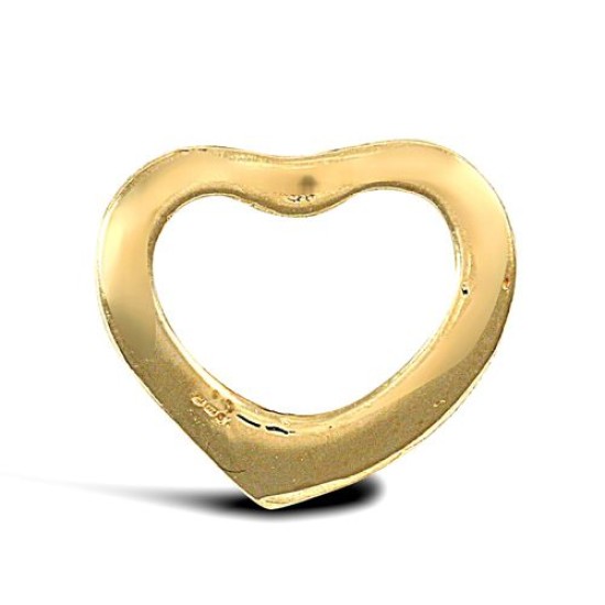 9ct Yellow Gold Heart Pendant