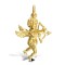 9ct Yellow Gold Cupid Pendant