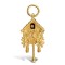 9ct Yellow Gold Cuckoo Clock Pendant