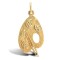 9ct Yellow Gold Paint Board Pendant