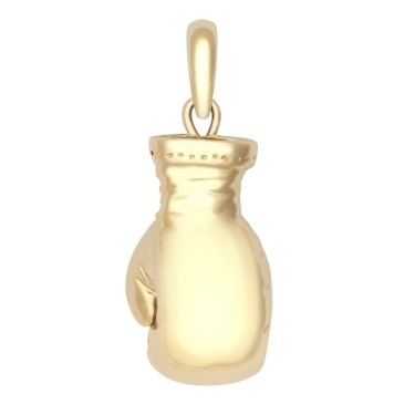 9ct Yellow Gold Boxing Glove Pendant