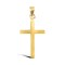 9ct Yellow Gold Plain Solid Cross