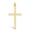9ct Yellow Gold Plain Solid Cross
