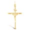 9ct Yellow Gold Plain Crucifix