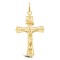 9ct Yellow Gold Crucifix