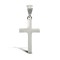 9ct White Gold Solid Cross