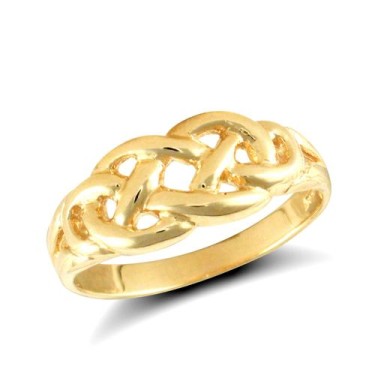 9ct Yellow Gold Filigree Ring