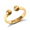 9ct Yellow Gold Torque Ring