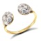 9ct Yellow Gold Cubic Zirconia Torque Ring