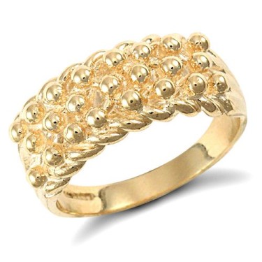 9ct Yellow Gold Keeper Ring