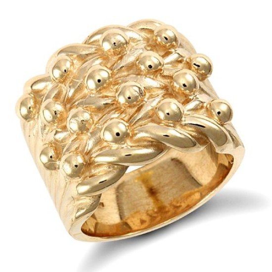 9ct Yellow Gold Keeper Ring