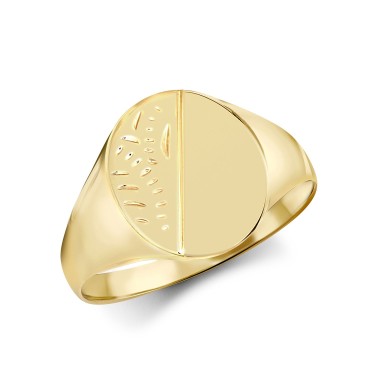 9ct Yellow Gold Signet Ring