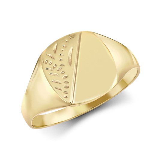 9ct Yellow Gold Signet Ring