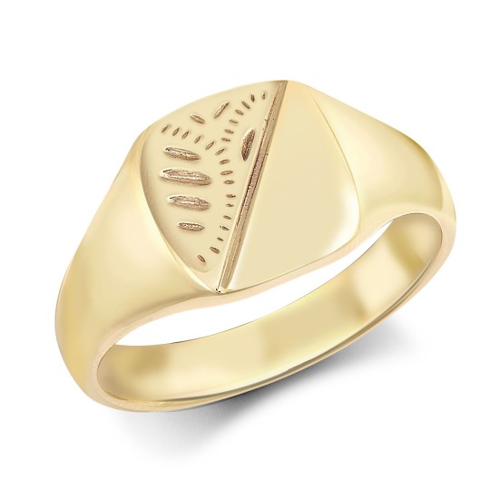 9ct Yellow Gold Signet Ring
