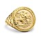 9ct Yellow Gold 10Th St George Ring