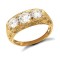 9ct Yellow Gold Gents Cubic Zirconia Ring