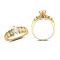 9ct Yellow Gold Fancy Cubic Zirconia Ring