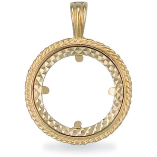 9ct Yellow Gold Full Sovereign Pendant