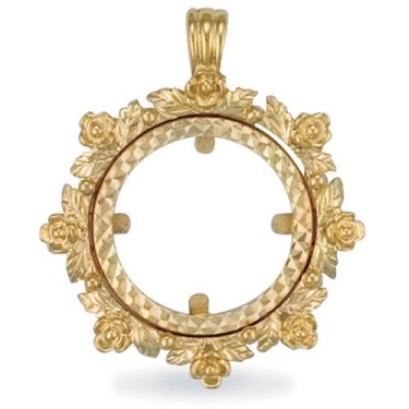 9ct Yellow Gold Full Sovereign Pendant