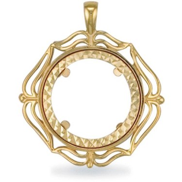9ct Yellow Gold Full Sovereign Pendant