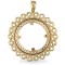 9ct Yellow Gold Half Sovereign Pendant