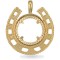 9ct Yellow Gold Half Sovereign Pendant