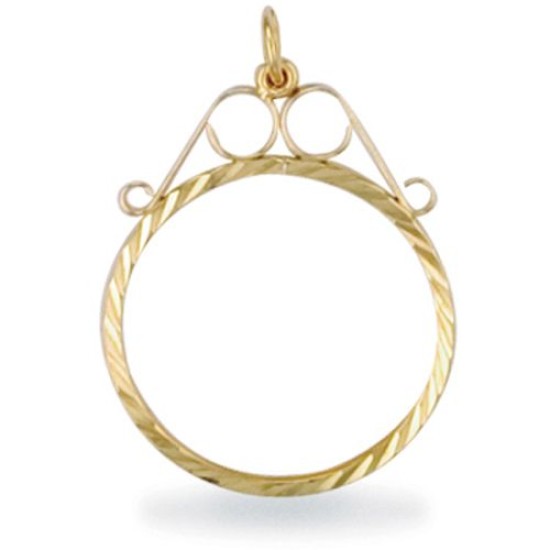 9ct Yellow Gold Half Sovereign Pendant