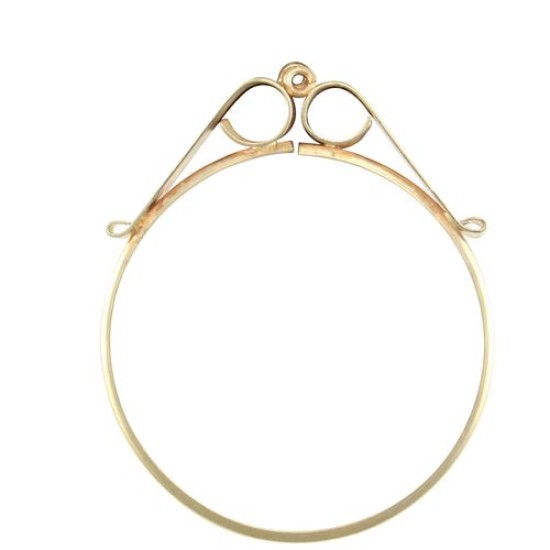 9ct Yellow Gold 2 pound Sovereign Pendant