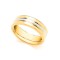 18ct Yellow and White Fancy 6mm Wedding Band 6mm