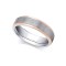 2 Colour 18ct Rose and White Fancy 6mm Wedding Ring 6mm