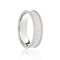Platinum Flat Court 8mm Celtic Laser Engraved Wedding Band 8mm