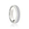 18ct Rose & White Court 6mm Celtic Laser Engraved Wedding Band 6mm