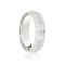 9ct White Flat Court 8mm Celtic Laser Engraved Wedding Band 8mm