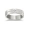 Platinum RBC Flat Court Diamond Wedding Band Half Set - 5mm - 30pts 5mm