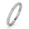 Platinum Claw Set Full Eternity Ring Diamond 1.00ct G VS