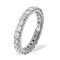 Platinum Claw Set Full Eternity Ring Diamond 2.00ct G VS